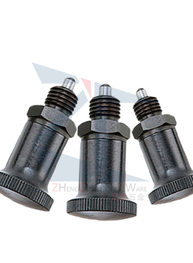 ZAY31/ZAY32细复位牙 短螺纹型旋钮柱塞PXSAN/PXSKN -12/16插拨销