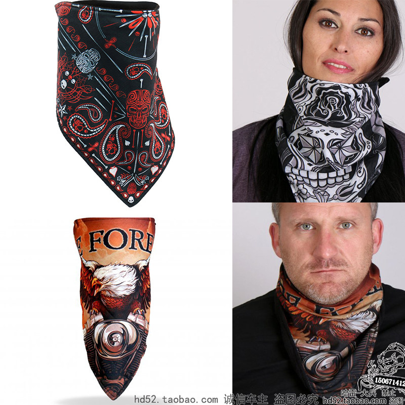 Halley personality Kerchief Skull Eagle Indiana motorcycle knight keep warm Windbreak Scarf triangle Washclothin the Bike/Riding equipment/Parts and Accessories , Riding Apparel/Riding equipment , Bicycle scarf  category - from Buy2taobao.com to provide professional Taobao agent buy service