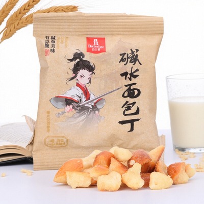 伯力爵海盐焦糖味碱水面包丁