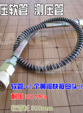 充气管 打气筒软管 高压管 高压过气管 测压管 30MPa 40MPa M10X1