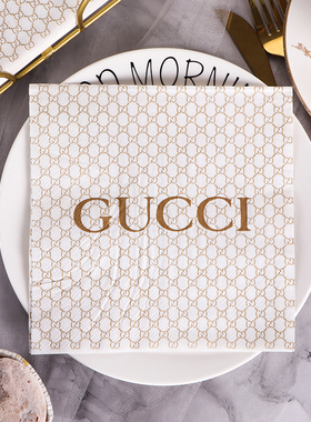 Runlux高端彩色纸巾 印花餐巾纸 个性派对用纸 50张两层盒装