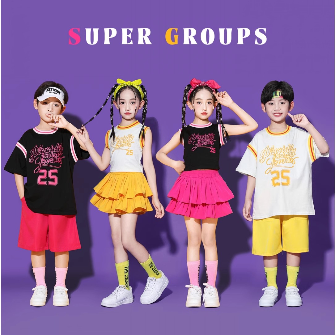 儿童啦啦队表演服幼儿园拉拉操演