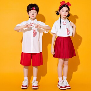 中华美少年有志玉盘声声慢男儿童舞蹈表演出服装朗诵合唱万里山河