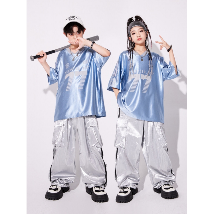 儿童街舞潮服男女童hiphop舞蹈表