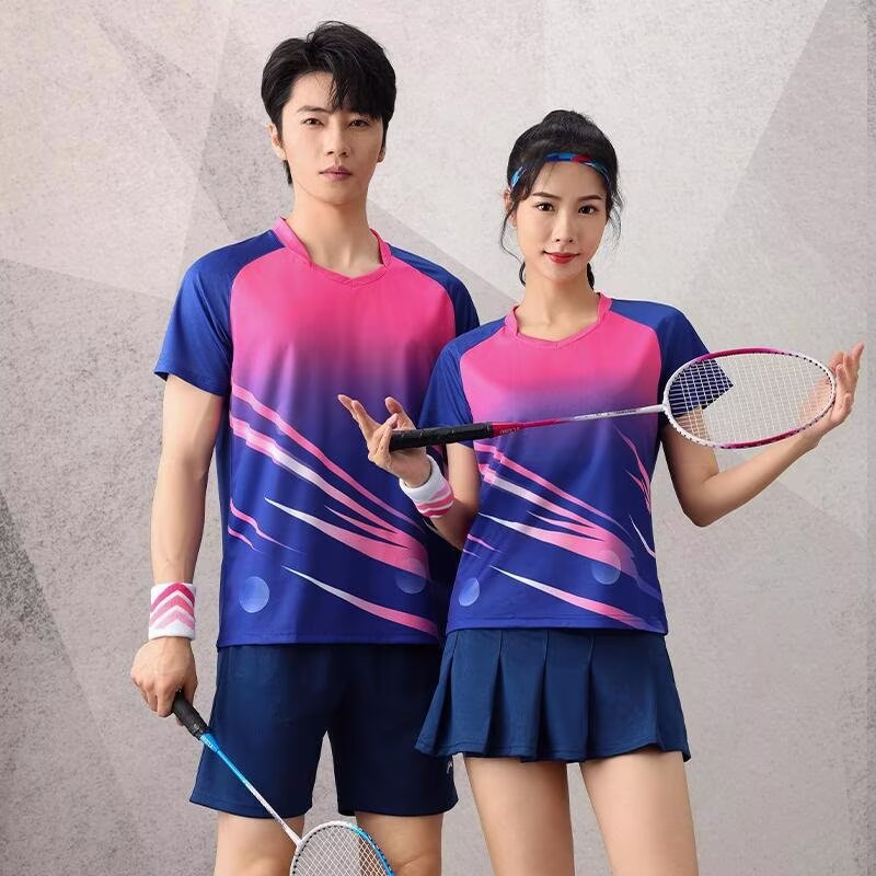 爆款羽毛球服套装男女款2026新款训练服定制队服乒乓排球