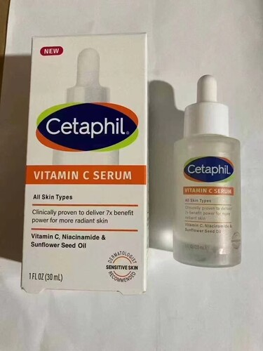 现货！美国采购 Cetaphil丝塔芙vc烟酰胺精华抗氧提亮30ml