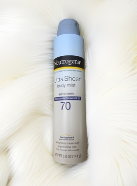 Neutrogena露得清身体防晒喷雾SPF70防水不油腻141g
