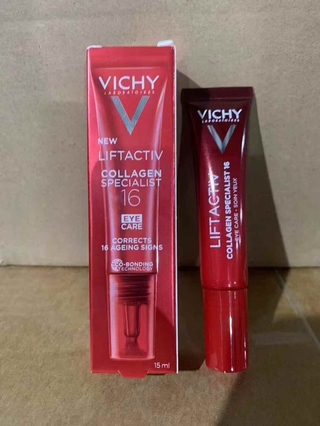 法国Vichy/薇姿胶原蛋白16专家眼霜15ml 玻色因紧致抗皱衰老淡纹