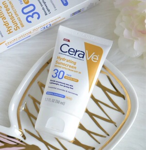美国版Cerave适乐肤保湿矿物温和物理防晒霜氧化锌防晒乳SPF30倍
