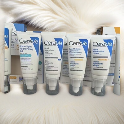 现货美版适乐肤CeraVe发光AMPM乳液烟酰胺保湿修护提亮润肤霜