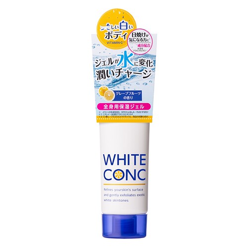一模化水！日本WHITE CONC 全身滋润保湿身体乳啫喱90g 清爽型