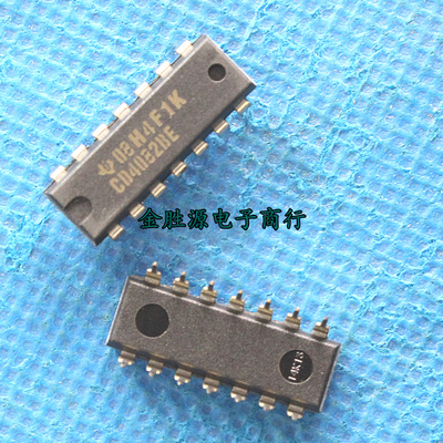 直插逻辑芯片IC CD4082BE CD4082 DIP14 双路4输入与门 进口原装