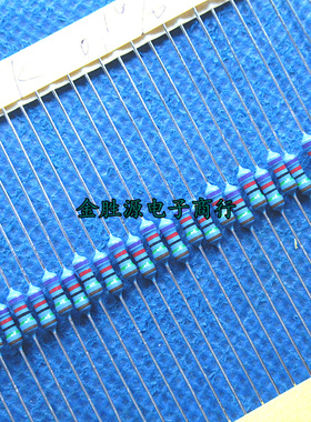 1/4W金属膜电阻 15K 150K 1.5M 1500K 千分之一0.1% 铜脚 (50只)