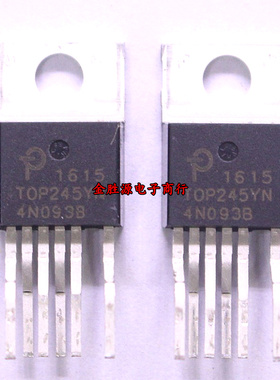电源管理芯片IC TOP245YN TOP245 TOP245Y TO220 6脚 进口原装