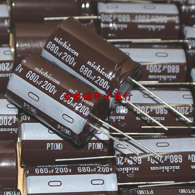 日本尼吉康电解电容 200V680UF 25*40 680UF200V PT高频低阻105度