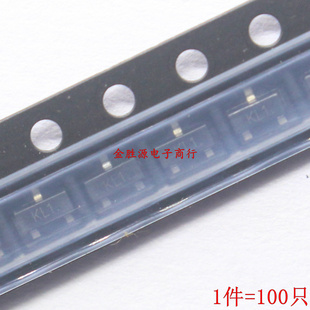 贴片肖特基二极管 BAT54 BAT54LT1G SOT23 KL1 L4W L4 L4P 原装