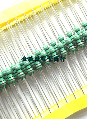1/2W色环电感 0.5W色码电感0410 1.5UH 15UH 150UH 1.5MH 100只