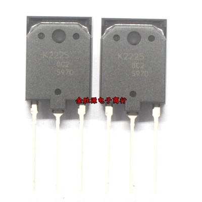 高压三极管 K2225 2SK2225 2A/1500V TO3P MOS变频器用 进口原装