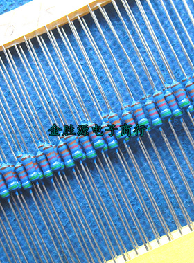 1/4W金属膜电阻562K 0.562M 562千欧 1% 0.25W五色环电阻 (100只)
