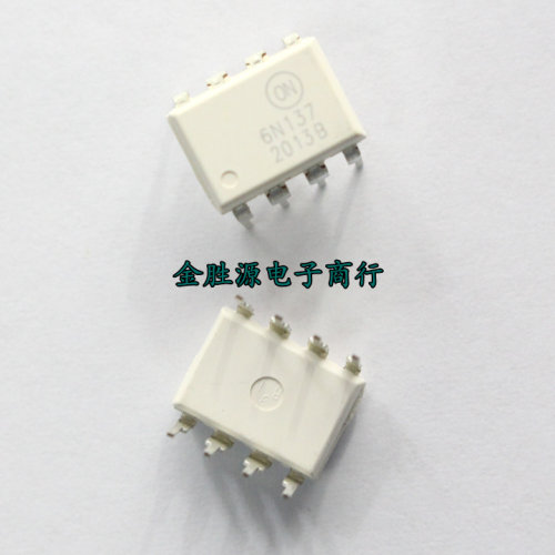 光电耦合器 6N137 6N137M DIP8 直插光耦 白色 隔离器 进口原装