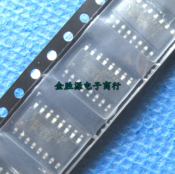贴片光耦PS2805C-4 PS2805C PS2805 SOP16 四路光电耦合器 原装