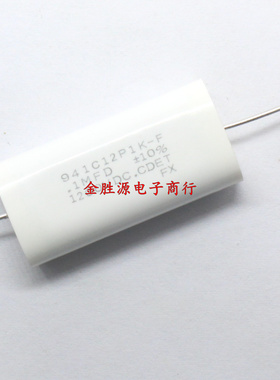 CBB无感穿心电容 941C12P1K-F .MFD 0.1UF 104K 1200VDC 代 1000V