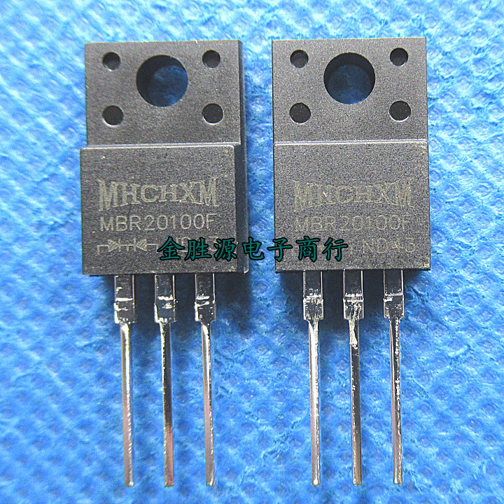 肖特基二极管 MBR20100CT MBR20100F 20A 100V TO-220F整流器原装