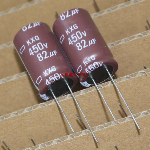 原装 电解电容450V82UF 18*31.5 82UF450V黑金刚KXG高频低阻105度