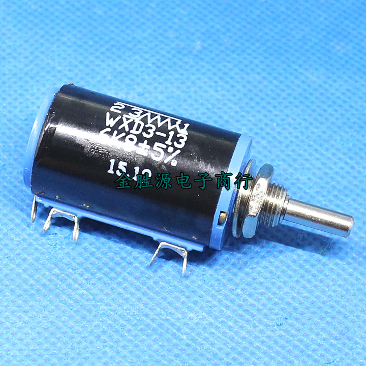 WXD3精密多圈电位器 WXD3-13 6K8 6.8K 5% 滑动变阻器上海产 原装