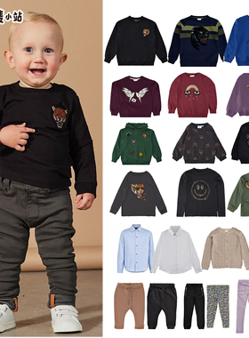 3折丹麦The New Siblings男女宝宝有机棉长袖毛衣卫衣卫裤打底裤