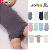 无袖 包屁衣连体衣 25春夏丹麦JOHA宝宝短袖 长袖 9折 真丝羊毛