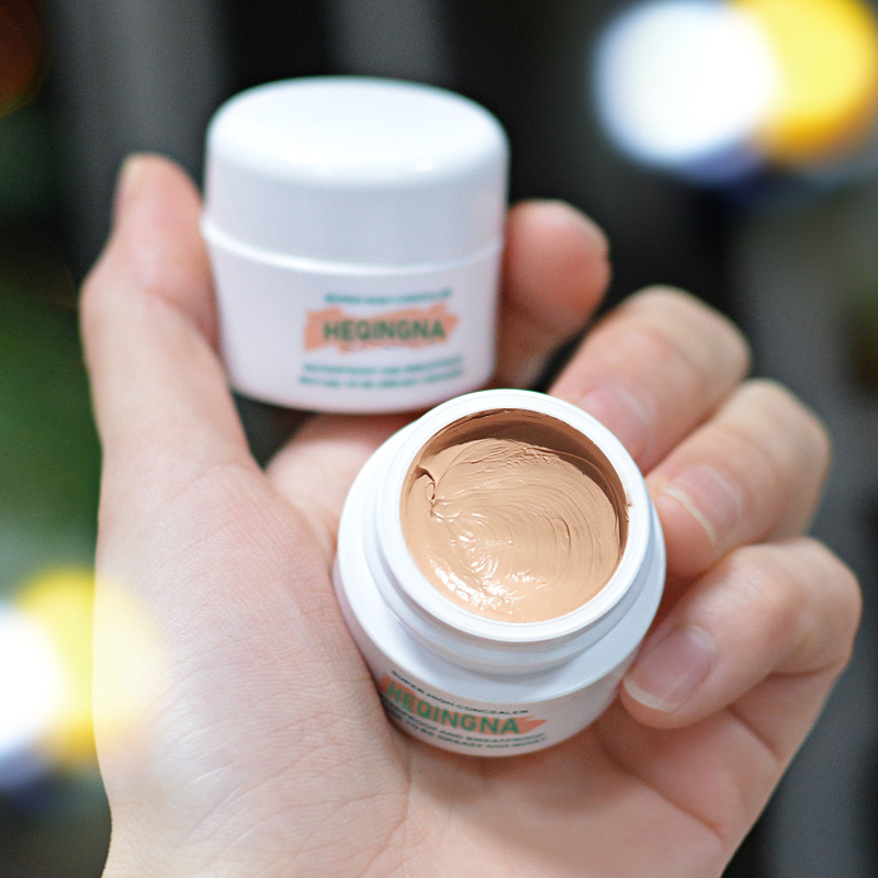 正品HEQINGNA赫情娜单色遮瑕膏遮黑眼圈痘印敏感肌痘印法令纹雀斑