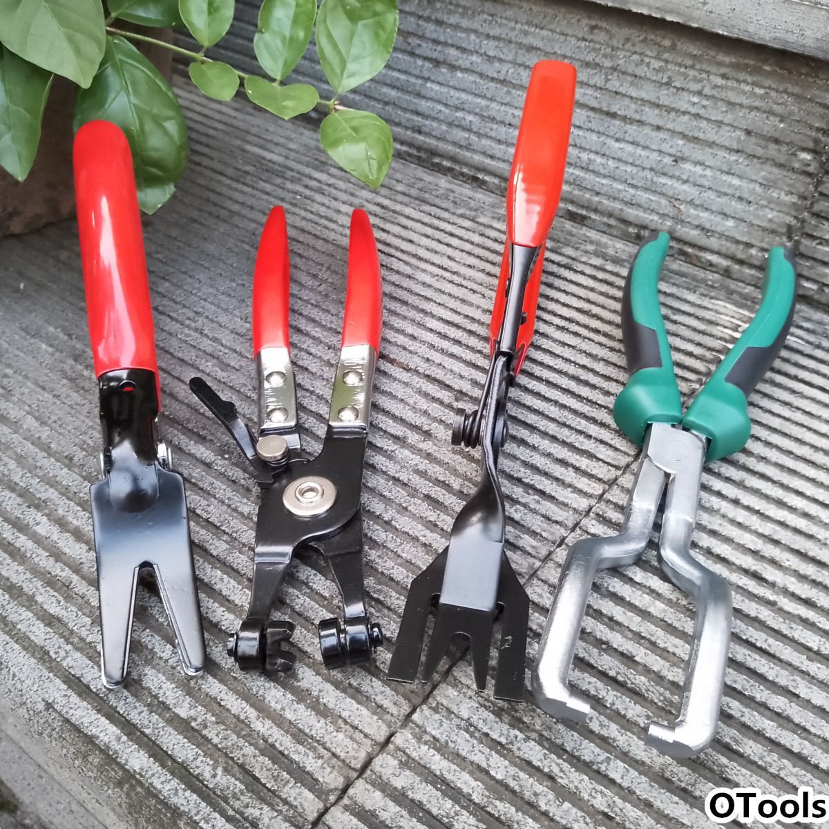 汽修四件套汽车水管钳油管分离抱箍钳子燃油管夹钳内饰胶扣开灯钳