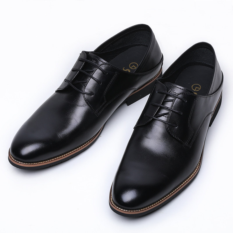 金利来男鞋专柜正品商务正装皮鞋男踩跟柔软透气单鞋150910016