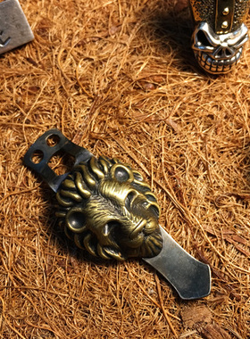 【山鹿 / 狮王】美国钢火风格steelflame 通用 手电横两孔背夹