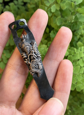 【山鹿 / 龙】美国钢火风格steelflame 通用 手电横两孔背夹