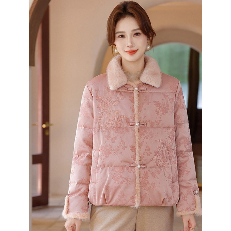 气质减龄中年妈妈装棉服女秋冬保暖长袖棉衣外套中式国风盘扣棉袄,女装/女士精品,中老年女装,淘宝优惠券,粉丝福利购,淘宝优惠卷