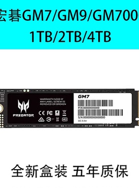 宏基固态硬盘GM7 1TB/2TB GM7000 M.2 NVME 固态硬盘 PCIE4.0