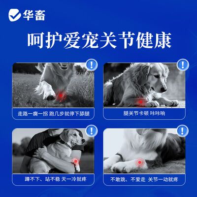 鲨鱼软骨素狗狗猫咪预防缓解关节健骨补钙宠物关节片滋养软骨用
