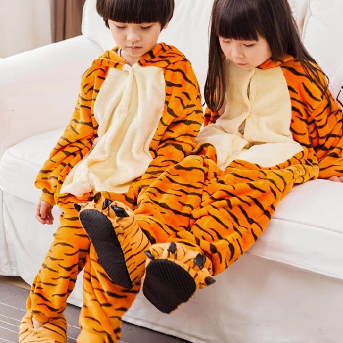 儿童老虎演出服幼儿园小动物衣服男童万圣诞节演出服装睡衣舞蹈服