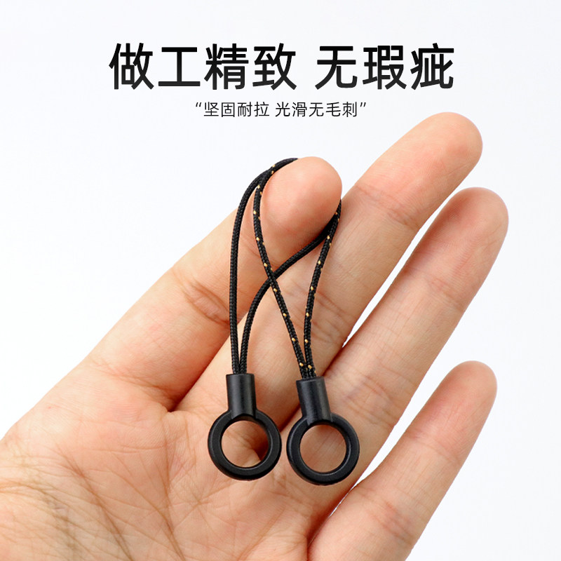 迷你尾绳扣拉链扣便携易拉防滑不易变形箱包背包拉链延长扣绳挂扣