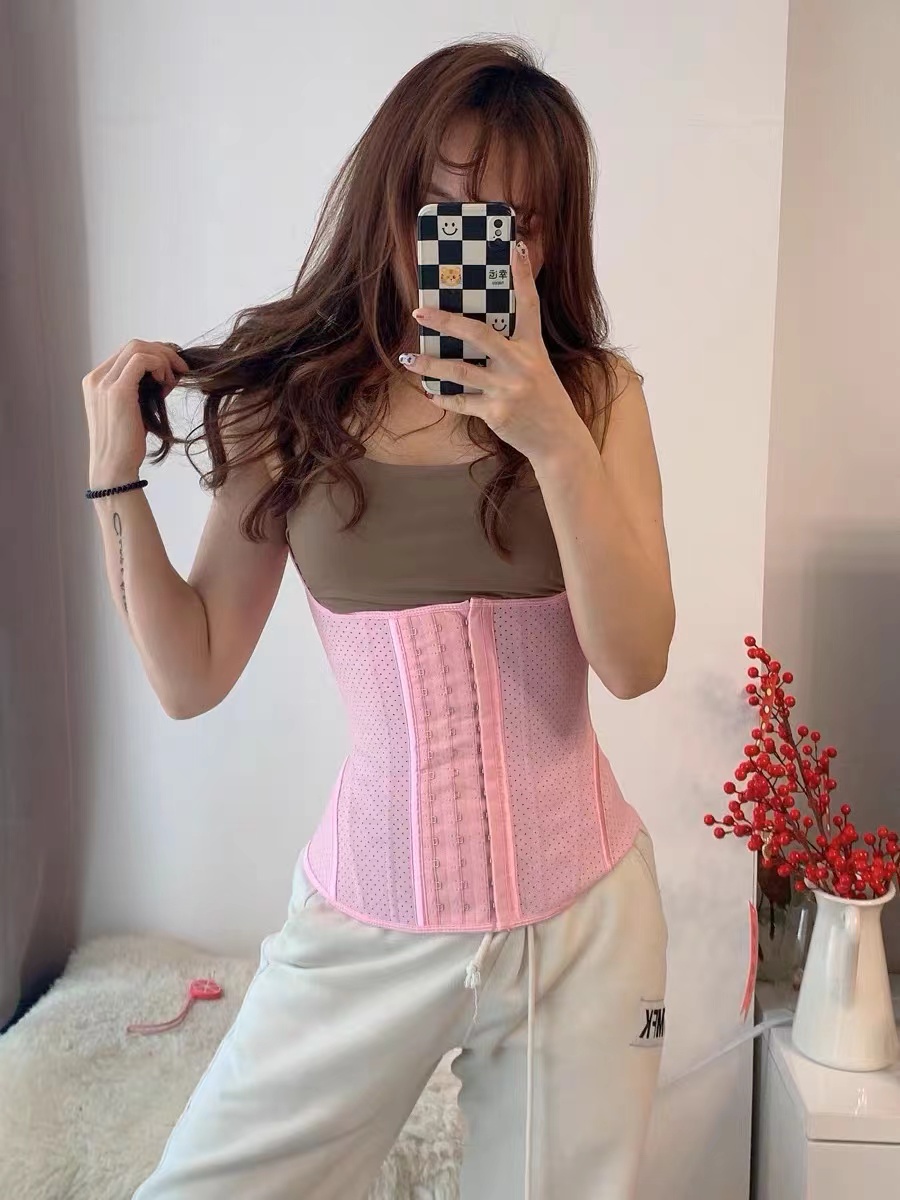 15骨乳胶束腰带女收腹腰封