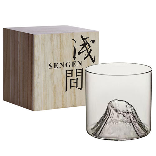 设计师日式风耐热玻璃茶杯