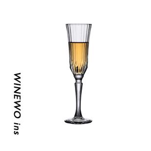 光之礼赞香槟杯 winewo水晶玻璃杯酒杯 鸡尾酒杯日式高脚杯子颜值