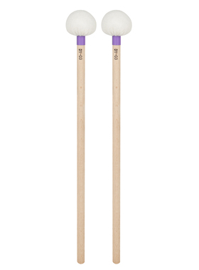 DY-03木杆白色毛毡头定音鼓槌手感舒适枫木轻便木纹均匀质地坚硬