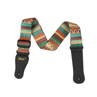 民族风几何GS 02吉他背带电木通用加宽涤纶印花PVC袋防氧化寿命长