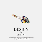 巴洛克海洋系列爱心珍珠发夹高级感浪漫侧边夹精致时尚 新款 女发饰