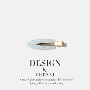 简约人鱼姬气质碎发无痕刘海夹鸭嘴夹侧边夹化妆顶夹气质夹子头饰