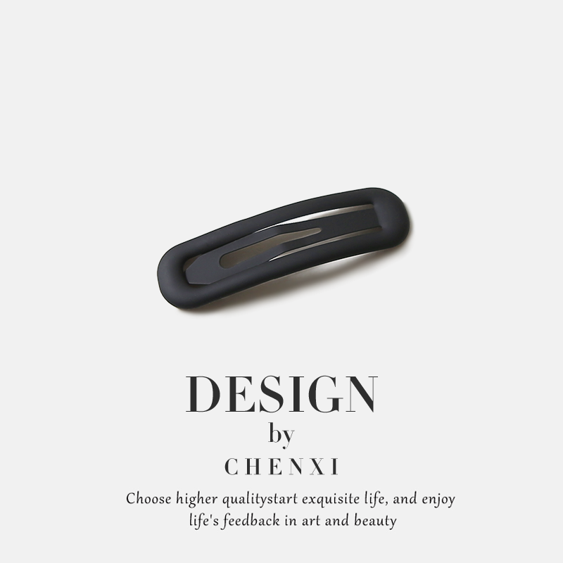 原创设计发夹其他简约磨砂BB夹