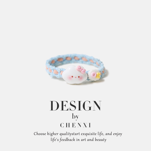 原创设计发绳其他甜美云朵